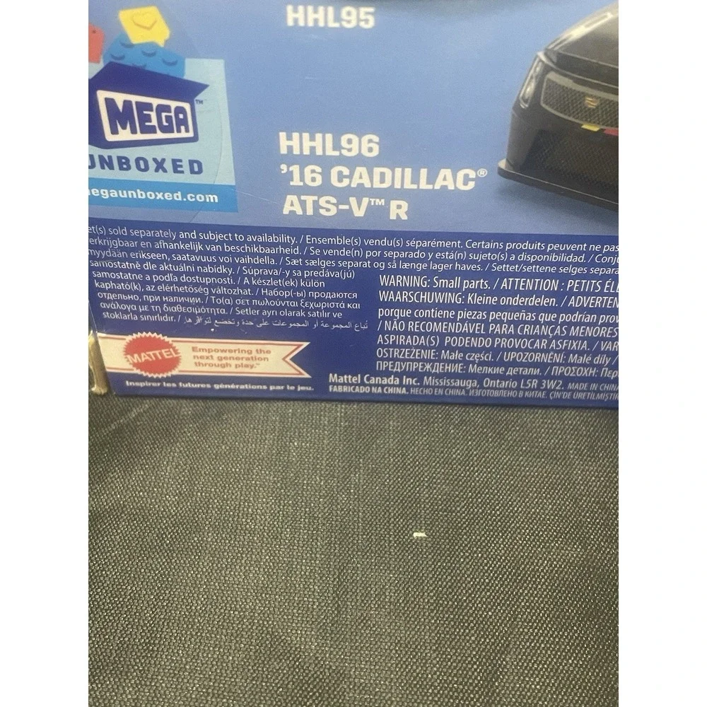 Mega Hot Wheels: 90pc '16 CADILLAC ATS-V R Building Set (2022) #HHL96‎